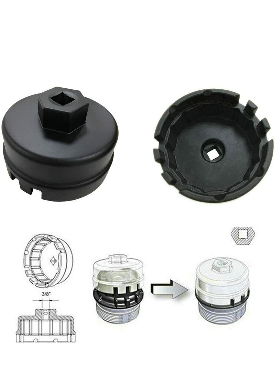 Oil Filter Wrench Cap Housing Tool for Toyota Corolla Matrix Prius
