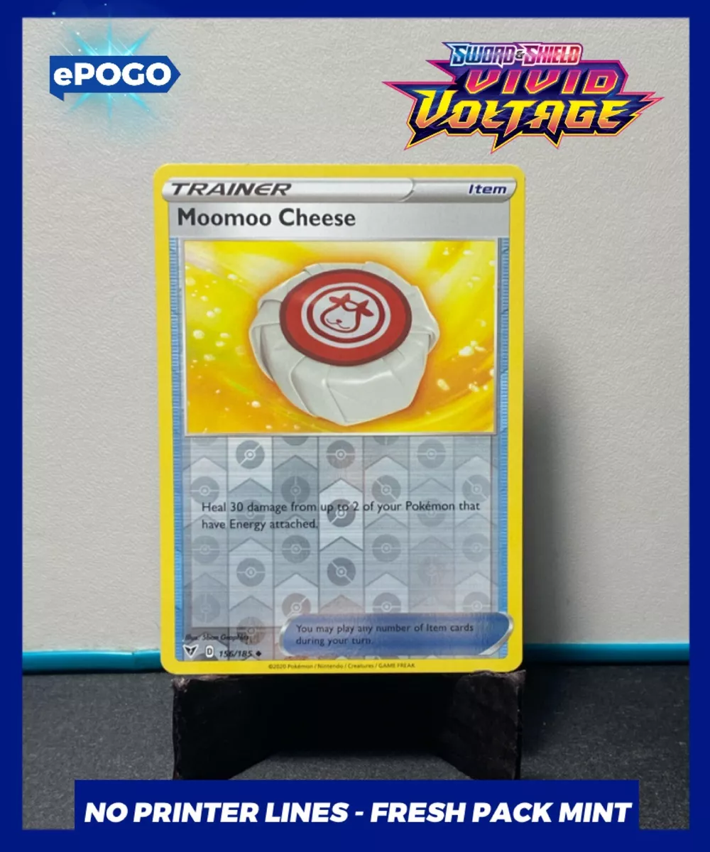 Pokemon : SWSH VIVID VOLTAGE MOOMOO CHEESE 156/185 UNCOMMON