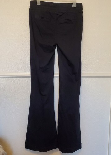 Paige Corset Genevieve Boss Black Modern High Rise Flare Jean Size 31 cut#243601 - Picture 17 of 17