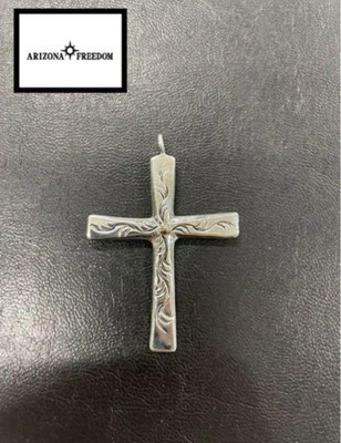 ARIZONA K18 Cross arabesque Pendant Top Cross Silver Arizona ARIZONA K18 Cross arabesque Pendant Top Cross Silver Arizona