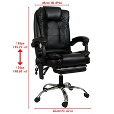 Executive Desk Chair 2Point Massage High Back Office Chair Swivel Computer Chair
