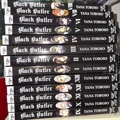 Black Butler Volumes I-XIII Softcover English Manga by Yana Toboso Yen Press