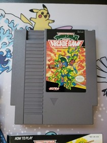 Teenage Mutant Ninja Turtles II: The Arcade Game (Nintendo NES, 1990) With Box 
