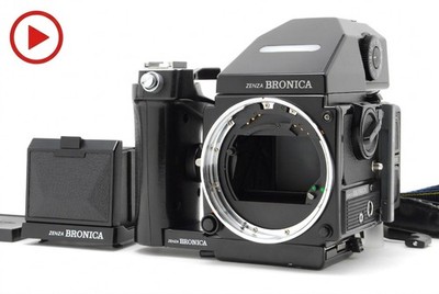   [Near MINT+] Zenza Bronica ETRSi 645 Film Camera Body AE III Finder 120 Back