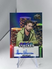 2025 Leaf Metal Poker Nick Wright Auto Autograph /20 Fox ESPN NBA Celebrity