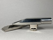VINTAGE GEOFF LAWTON RARE STAINLESS STEEL TENOR SAX SAXOPHONE MOUTHPIECE