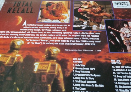TOTAL RECALL LASERDISC - Picture 3 of 3