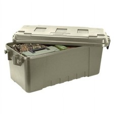 Plano Sportsman Trunk, OD Green, Medium, 68-Quart Lockable Storage Box