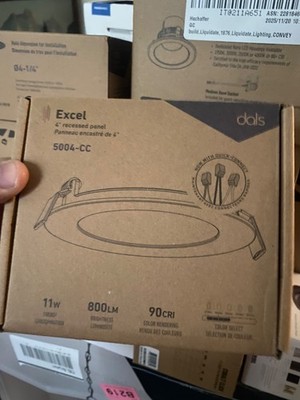Brand New DALS Lighting Excel LED Canless Recessed Fixture 5004CC-WH White