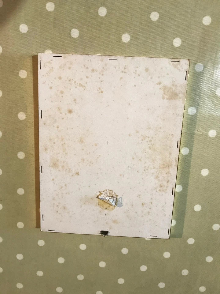 Vintage Tapisserie Encadrée Scène Campagne Maîtres Anciens France 20 x 25 cm - Photo 4/4