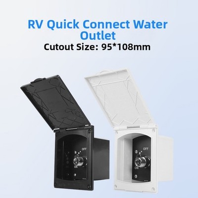 Wohnmobil Quick Connect Wassereinlass Auslass Stecker mit einfacher Installation