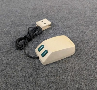 Vintage Microsoft Green-Eyed Mouse 1983  First Generation, Serial DE-9 Connector