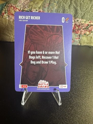 2026 Bo Jackson Battle Arena - Play Card - #PL-16 - Rich Get Richer 1st Edition