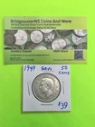 1949 Canadian Half dollar 0.800 SILVER  AG.  Nice Coin