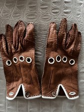 Vintage Soft Supple SHAHEEN HUXHAM Driving Gloves
