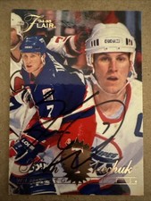 Keith Tkachuk 1994-95 Fleer Flair #73 Signed AUTOGRAPHED Card Winnipeg Jets