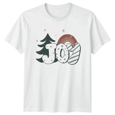 Joy T-Shirt Retro Boho Weihnachten Weihnachtsgeschenk für Sie und Ihn
