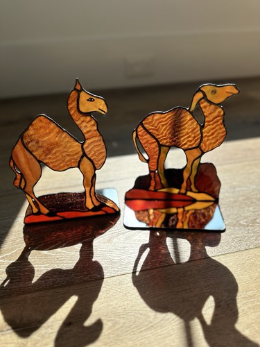 Set Natività Vintage in Vetro Colorato, 11 Pezzi, Supporti Specchiati, Natale, LEGGI - Foto 19 di 24