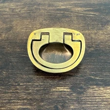 Drexel Passage Drawer Pull Handle Campaign Brass KBC N-16817 Vintage Replacement