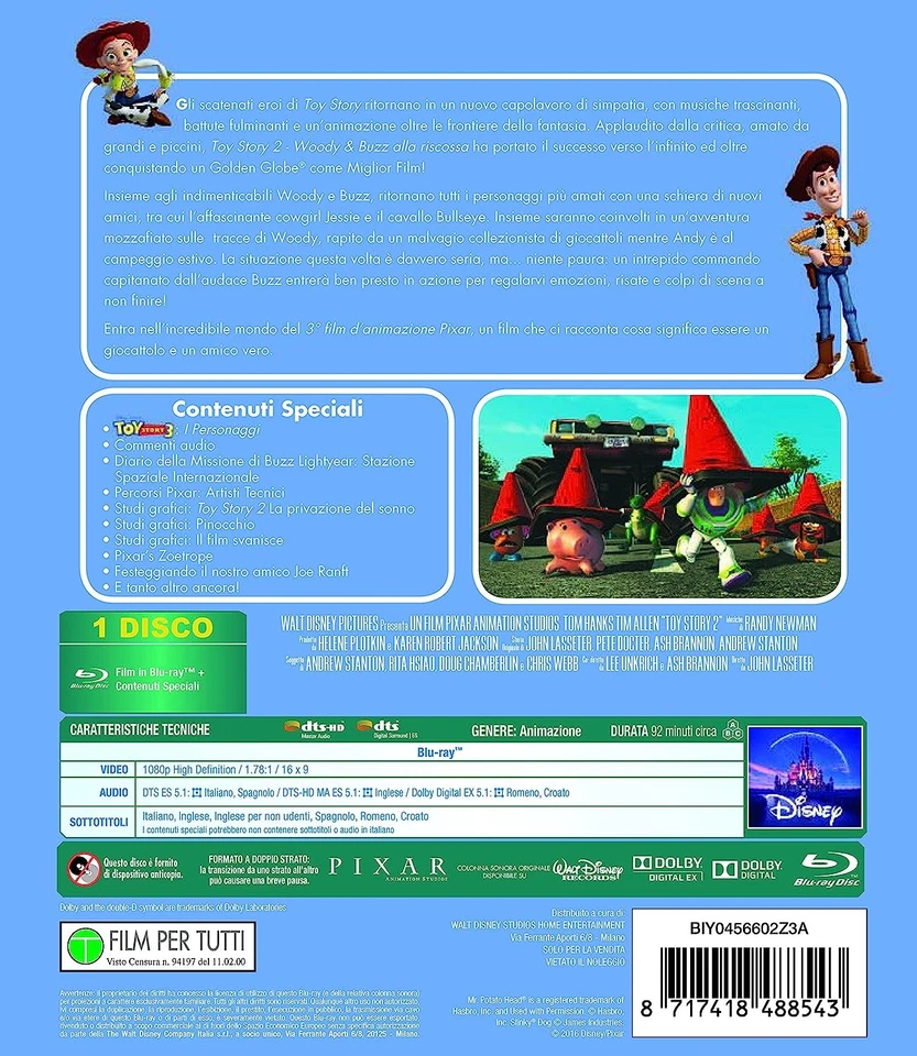 Toy Story 2 ( Special Pack ) (Blu-ray) Cartoni Animati Brannon (UK IMPORT) - Image 3 of 3