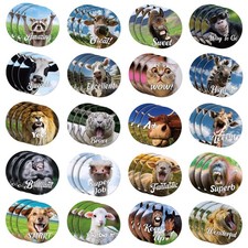 300 Pcs Scratch and Sniff Sticker for Kids Animal Scented Smelly Stickers Rew...