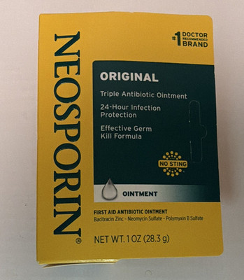 NEOSPORIN Original Triple Antibiotic Ointment 1 oz No Sting EXP 2028/06