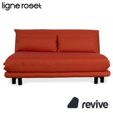 Ligne Roset Multy Stoff Dreisitzer Rot Orange manuelle Funktion Schlafsofa