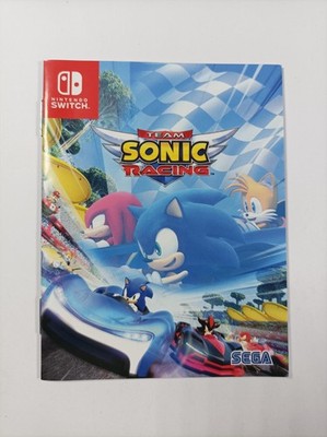 Team Sonic Racing Switch Nintendo  nur Spielanleitung Booklet #320