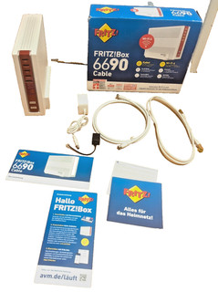 Fritzbox 6690 Cable kein Branding Art Nr. 20002965 aktuellste Firmware 8.25