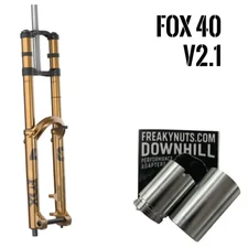 Fox 40 20mm x110mm To 15mm x110mm Fork Conversion. Freakynuts Adapter V2 No Axle