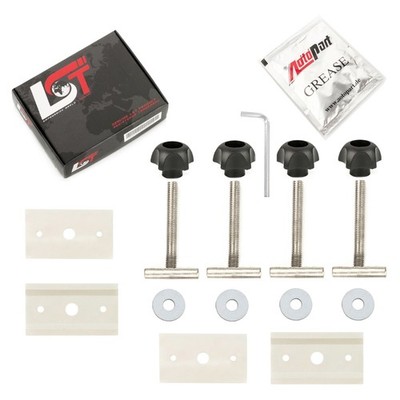 Set Rastschienen 60mm Schrauben Schieber Grease Flexboard für VW MULTIVAN 5 V VI