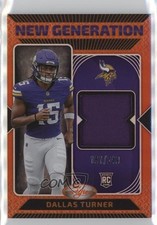 2024 Certified New Generation Jerseys Orange Mirror 161/249 Dallas Turner 16wc