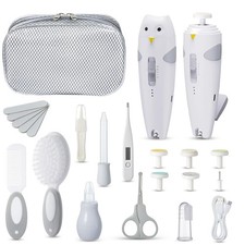 Lictin 26-in-1 Baby Healthcare Grooming Kit, Rechargeable Electric Nail Trimme