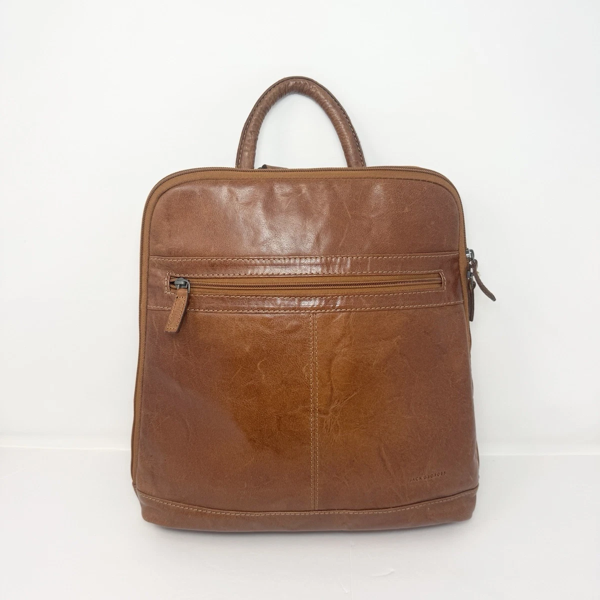 Jack Georges Leather Exterior Backpack Bags & Handbags for  display picture 1