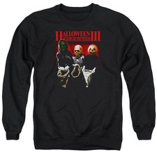 Halloween Iii Trick Or Treat Mens Crewneck Sweatshirt Black Officially Licensed