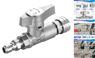 #ad Pressure Washer 3 8quot; Quick Connect for Power Washer Hose 5000 PSI Ball Valve $64.25