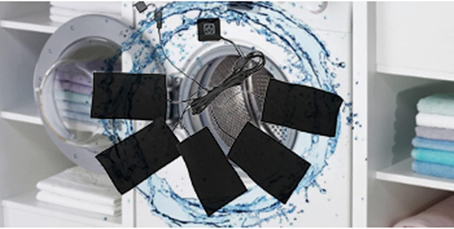 Portable Cloth Heaters, Clothes Heating Pad with 5Pcs Heating, USB Electric Heat