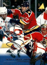 Florida Panther Captain Scott Mellanby Signed 1992 Pinnacle Card COA