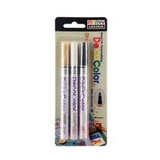 Uchida Deco Color Extra Fine Tip Paint Marker Set,Art Pens & Markers