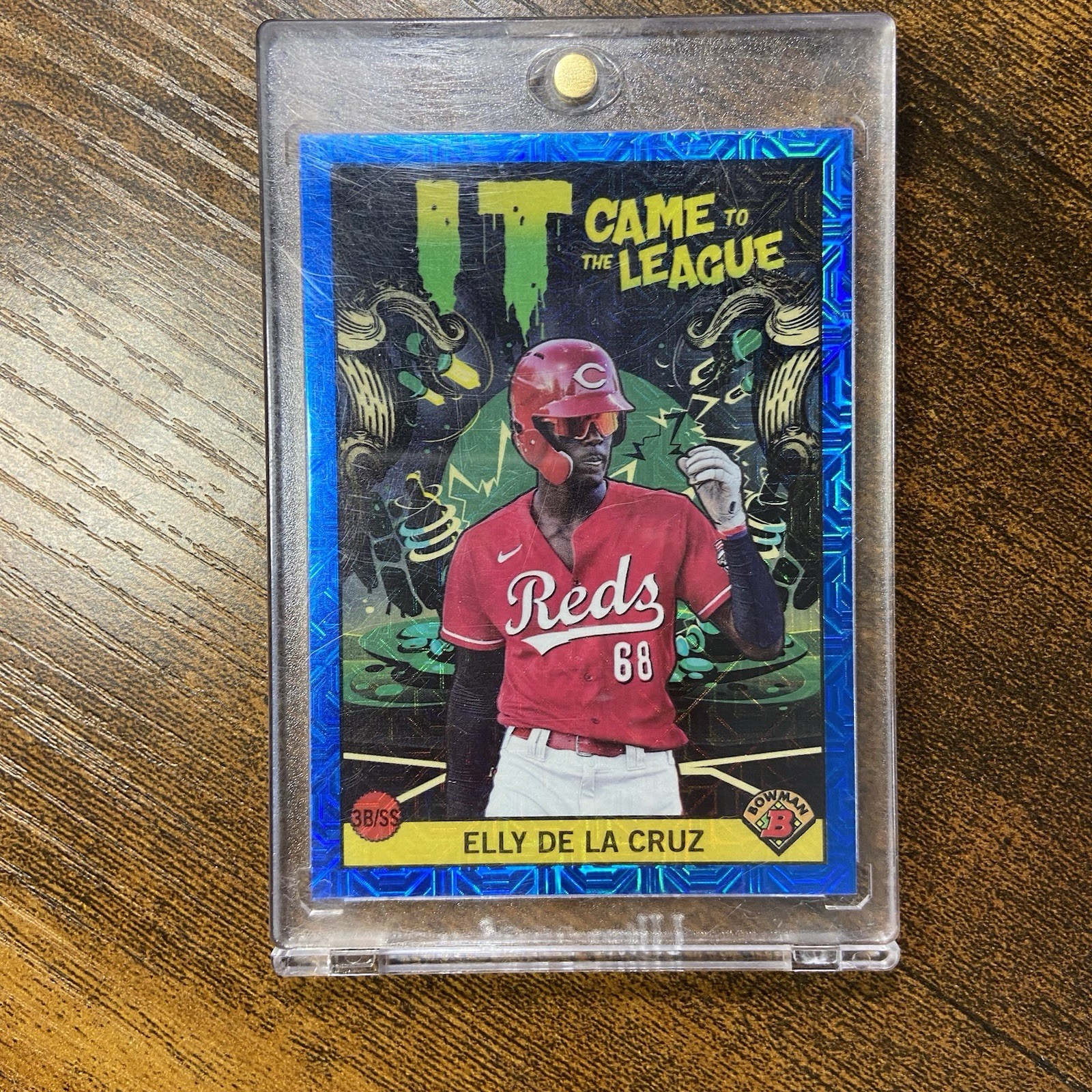 Elly De La Cruz 2022 Bowman Chrome - ‘It Came to the League’ Blue Mojo /150 🔥