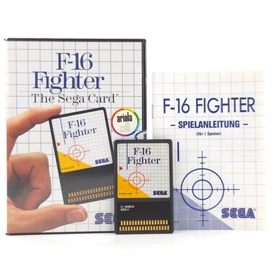 Sega Master System Spiel: F-16 Fighter The Sega Card - MS OVP (PAL DE) 1986