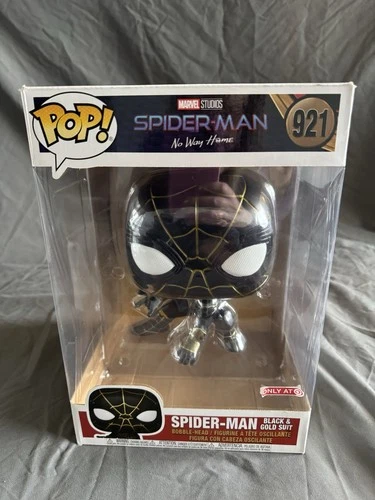 Funko Pop! Vinyl Jumbo 10 in: Marvel - Spider-Man Black & Gold Suit