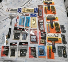Large LOT Paint Scrapers - Razor Blade Scapers - Replacement  Allway Red Devil