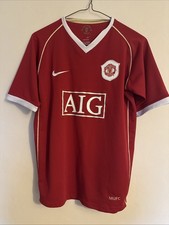 Manchester United Home Football Shirt 2006/07 Junior Large Nike 13-15