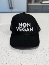 Jack Links Hat Cap Snap Back Black Beef Jerky Non Vegan Trucker NWT