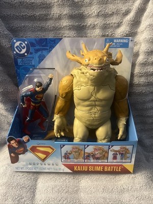 DC Comics Superman 6'' Action Figure Superman Vs. 12'' Kaiju Slime Battle