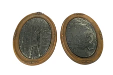 Two Vintage Used Koziol West Germany Decorative 3-83-03 Wall Hangers Art