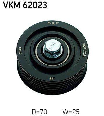 NEU - SKF VKM62023 Umlenk-/FüHrungsrolle, Keilrippenriemen Passend FüR Nissan-image