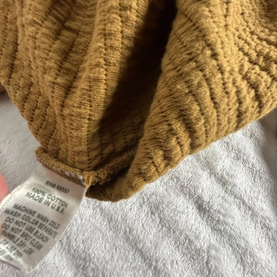 Pullover Fenini para mujer tejido texturizado marrón manga larga XL algodón Lagenlook Foto 4 de 4