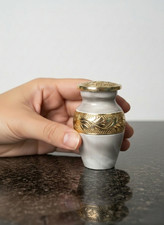 Keepsake Urn for Human Ashes 3 x 2 x 2 Inches- Small Cremation Urn